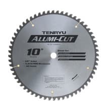 Alumi-Cut Saw Blade, 10" Dia, 80T, 0.094" Kerf, 5/8" Arbor, Tenryu AC-25580DN