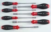 7pc SoftFinish Nut Driver Metric Set, Wiha 34194