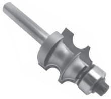 Large Bead Bit, 5/32 Radius, 15/16 Dia, 5/8 Cut Length, 1/2 Shank, Southeast Tool SE3274