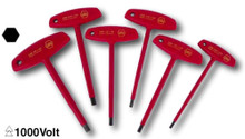 Insulated T-Handle Hex Driver 6pc Set, Wiha 33490