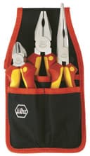 3pc Insulated Pliers & Cutters Set in Pouch, Wiha 32873