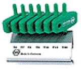 7pc Torx Wing Handle Screwdriver Set w/ Stand, T6-T20, Wiha 36590