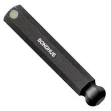 9mm Ball Hex Bit, 2" w/o Socket, Bondhus 31474