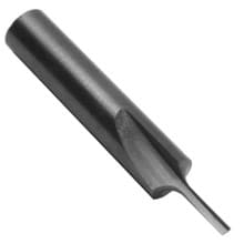 1 Flute Straight Bit, 1/16 Dia 1/4 Cut Length, 1/4 Shank, Southeast Tool SST100