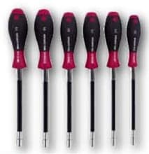 6pc Flexible Shaft Nut Driver Set 3/16-1/2", Wiha 37290