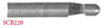 7deg Bevel Trim Bit w/ Pilot, 1/4 Dia, 1/4 Cut Length, 1/4 Shank, Southeast Tool SCB220