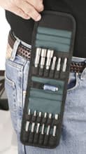 20pc Quick Change Bit Set, Slotted, Phillips, Torx, Nut Setter, Wiha 74990