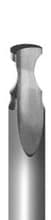 O-Flute Edge Rounding Bit, 1 Flute, 1/4 Radius, 1/4 Shank, Vortex 6020
