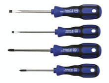 4pc 3K Cushion Grip Slotted/Phillips Screwdriver Set, Wiha 46098