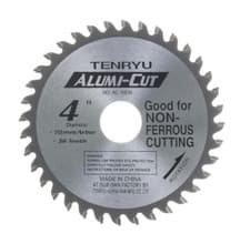 Alumi-Cut Saw Blade, 4" Dia, 36T, 0.055" Kerf, 20mm Arbor, Tenryu AC-10036