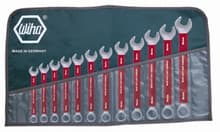 12pc SoftGrip Combination Wrench Set, 8mm - 19mm, Wiha 50088