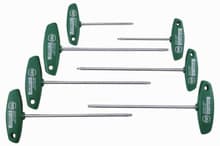 7pc T-Handle Torx Set in Pouch, T9-T30, Wiha 36492