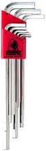 6pc Hex Key Set, 1.5-5mm, Xlong, Bondhus 17146