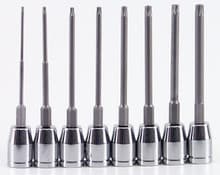 8pc Torx Bit Set, 6" w/Sockets T8-T40, Bondhus 44632