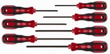 7pc 3K Ball End Hex Screwdriver Set, 1.5 - 6.0mm Metric, Wiha 46796