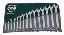 15pc Combination Wrench Metric Set, 8mm-24mm, Wiha 40087