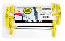 6pc ProHold Ball Hex T-Handle Set, 5/32"-3/8", Bondhus 75146