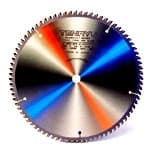 Alumi-Cut Saw Blade, 12" Dia, 80T, 0.110" Kerf, 1" Arbor, Tenryu AC-30580DN