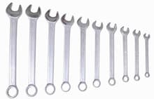 7pc Combination Wrench Inch Set, 3/8"-3/4", Wiha 40093