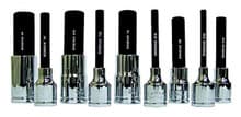 9pc Hex Bit Socket Set, 2" Length, 4-17mm, Bondhus 43298