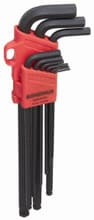 9pc Ball Hex Key Set, 1.5-10mm Xlong, Bondhus 16099