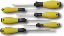 5pc ESD SoftFinish Slotted/Phillips Screwdriver Set, Wiha 30292