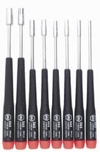 8pc Precision Inch Nut Driver Set, 3/32"-1/4", Wiha 26591
