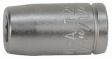 Bit Holding Impact Socket, 1/4" Drive for 1/4" Insert Bit, Wiha 72001