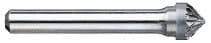 Carbide Bur, 90deg Cone Shape, 3/8 Dia, 3/16 Cut Length, 1/4 Shank, Triumph 071467