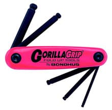 5pc Ball Hex Fold-up Tool Set, 5-10mm, Bondhus 12897