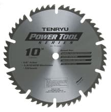 Power Tool Saw Blade, 10" Dia, 50T, 0.091" Kerf, 5/8" Arbor, Tenryu PT-25550
