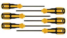 6pc 3K Ball End Hex Screwdriver Set, 1/8 - 1/4 Inch, Wiha 46794