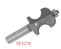 Bead and Cove Router Bit, 3/8 Radius, 1/2 Shank, Southeast Tool SE3278