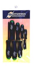 6pcs BallTorx Screwdriver Set, T6-T15, Bondhus 13546