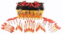 66pc Insulated Pliers/Cutters/Drivers Tool Set, Wiha 32876