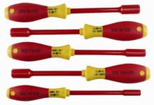 5pc Insulated Metric Nut Driver Set, 6.0-10.0mm, Wiha 32291