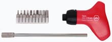 10pc Topra Ratchet Screwdriver Set, Hex 1.5 - 8mm, Wiha 28299