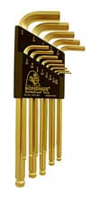 7pc Ball Hex Key Set, 1.5-6mm, Bondhus 38092