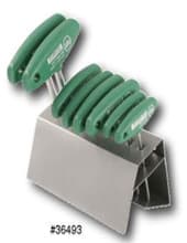 8 Piece T-Handle Torx Set In Metal Stand, T9-T40, Wiha 36494