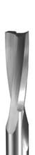 O-Flute Upcut Bit, 2 Flute, 3/8 Dia, 1-1/4 Cut Length, 3/8 Shank, Vortex 5843