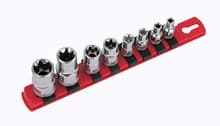 8pc External Torx Socket Set, E6-E18, Wiha 77391