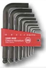 9pc Ball End Hex Short L-Key Set, 1.5-10mm, Wiha 36989