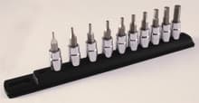 10pc 1/4" Drive Hex Inch Socket Set, 1/16-1/4", Wiha 71391