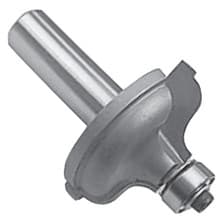 Ogee Fillet Bit, 3/16 Radius, 1-3/8 Dia, 9/16 Cut Length, 1/2 Shank, Southeast Tool SE3216
