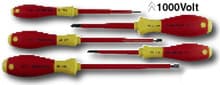5pc Insulated Slotted/Phillips Screwdriver Set, Wiha 32091