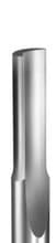 LH O-Flute Bit, 1 Flute, 1/2 Dia, 1-3/4 Cut Length, 1/2 Shank, Vortex 5454L