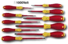 10pc Insulated Slotted/Phillips Screwdriver Set, Wiha 32093