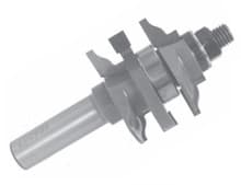 Double Stile and Rail Bit Set, Ogee, 1-5/8 Dia, 3/8 Cut Length, 1/2 Shank, Southeast Tool SE6007