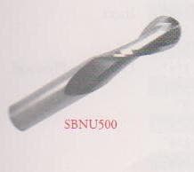 Upcut Ball Nose Bit, 1/2" Dia, 1-1/4" Cut Length, 1/2" Shank, Southeast Tool SBNU500