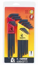 Ball Hex Key Set, 1.5-10mm, .050-3/8", Bondhus 20199